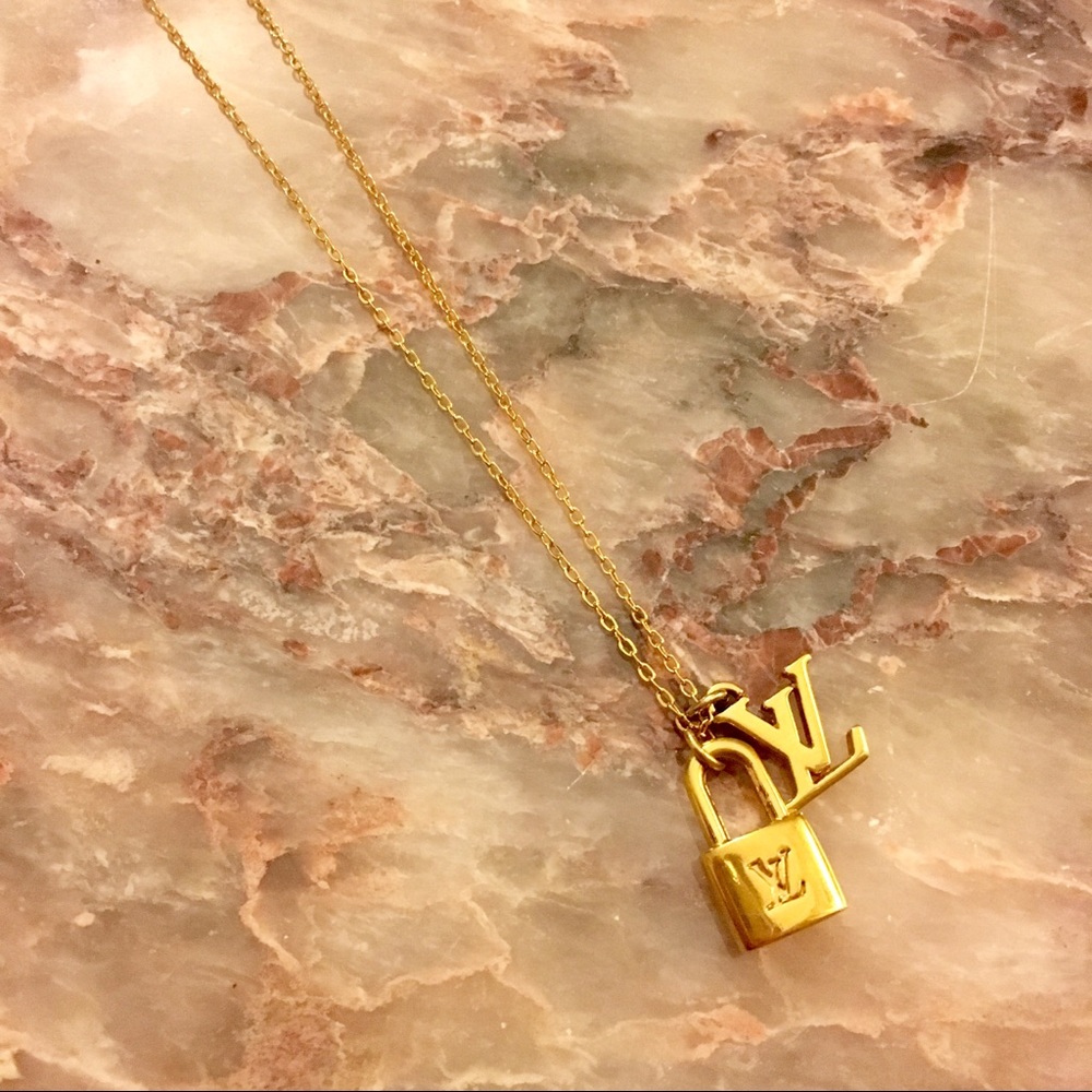Authentic LV Charm (x2) Necklace